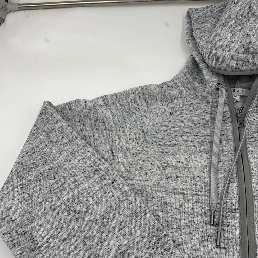 WEAR by Erin Andrew’s Penn State Speckle Double-Hit Raglan Full-Zip Hoodie - Picture 3 of 7